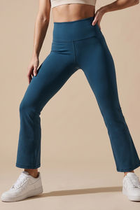 Zelocity Quick Dry Yoga & Training Flare Pant - Teal Blue — thumbnail 2
